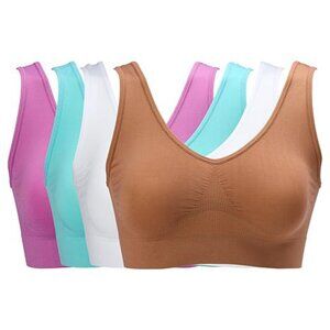 #1239 Rhonda Shear 4-pack Seamless Original Ahh Bra